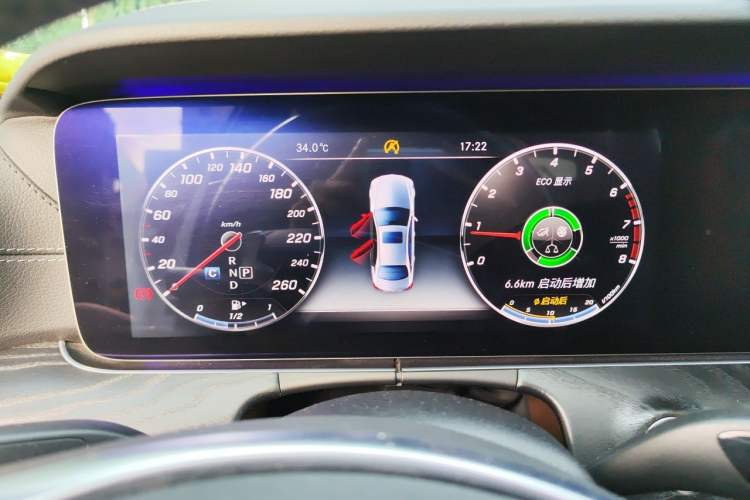 Used Mercedes-Benz E-Class 2017 E 300 L Sporty and Stylish Model Instrument Cluster