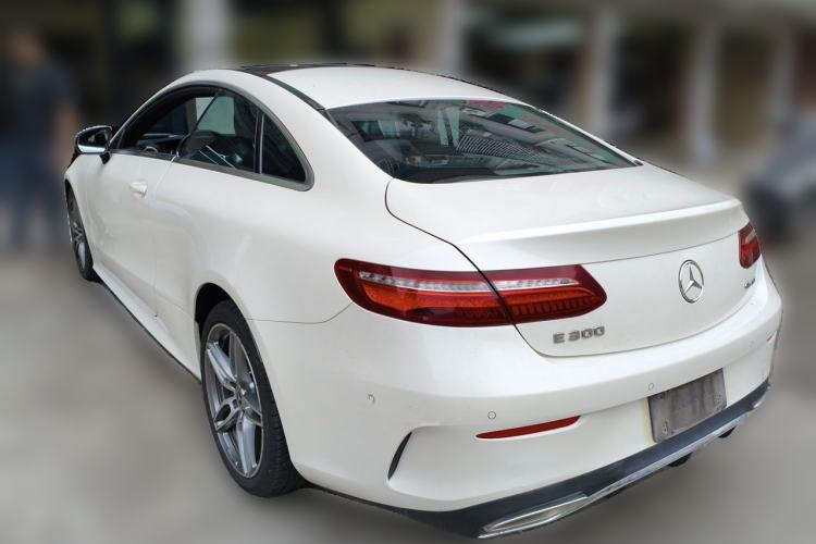 Used Mercedes-Benz E-Class 2017 E 200 4MATIC Coupe Rear Left 45 Deg