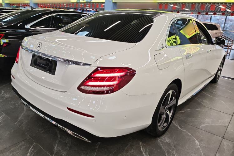 Used Mercedes-Benz E-Class 2017 E 300 L Sporty and Stylish Model Rear Right 45 Deg