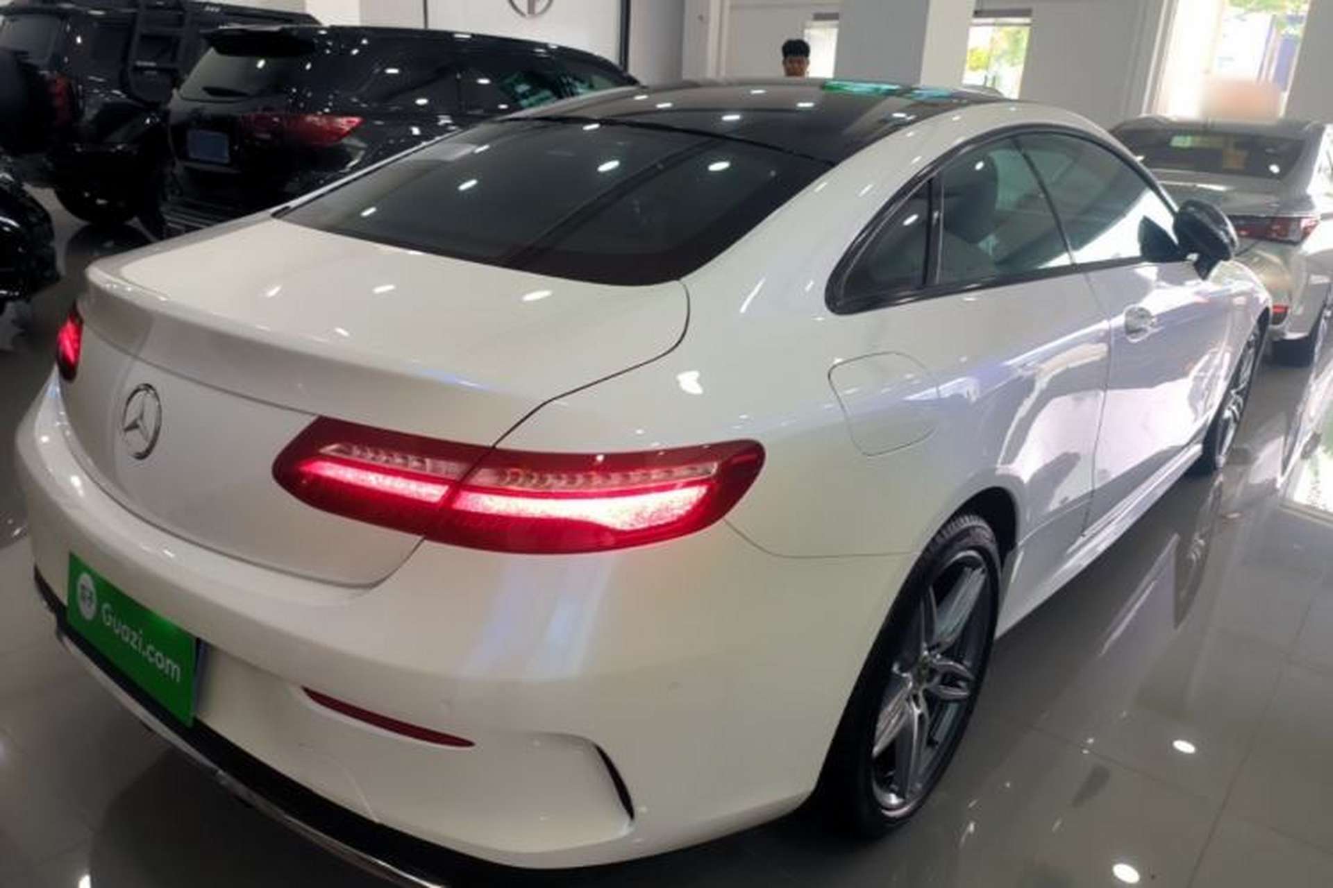 Used Mercedes-Benz E-Class 2017 E 200 4MATIC Coupe Rear Right 45 Deg