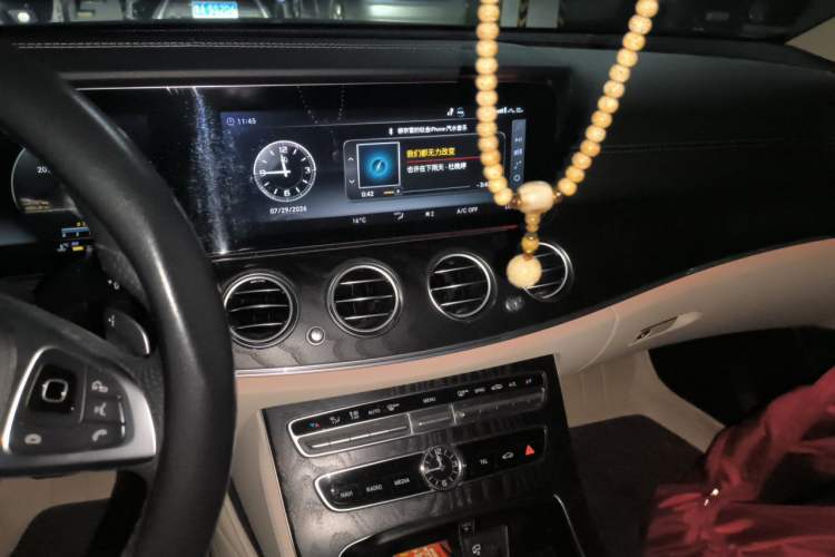 Used Mercedes-Benz E-Class 2018 Restyled E 300 L Sporty and Stylish Edition Audio And AC Panel