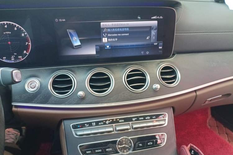 Used Mercedes-Benz E-Class 2018 E 300 L Sporty and Stylish Model Audio And AC Panel