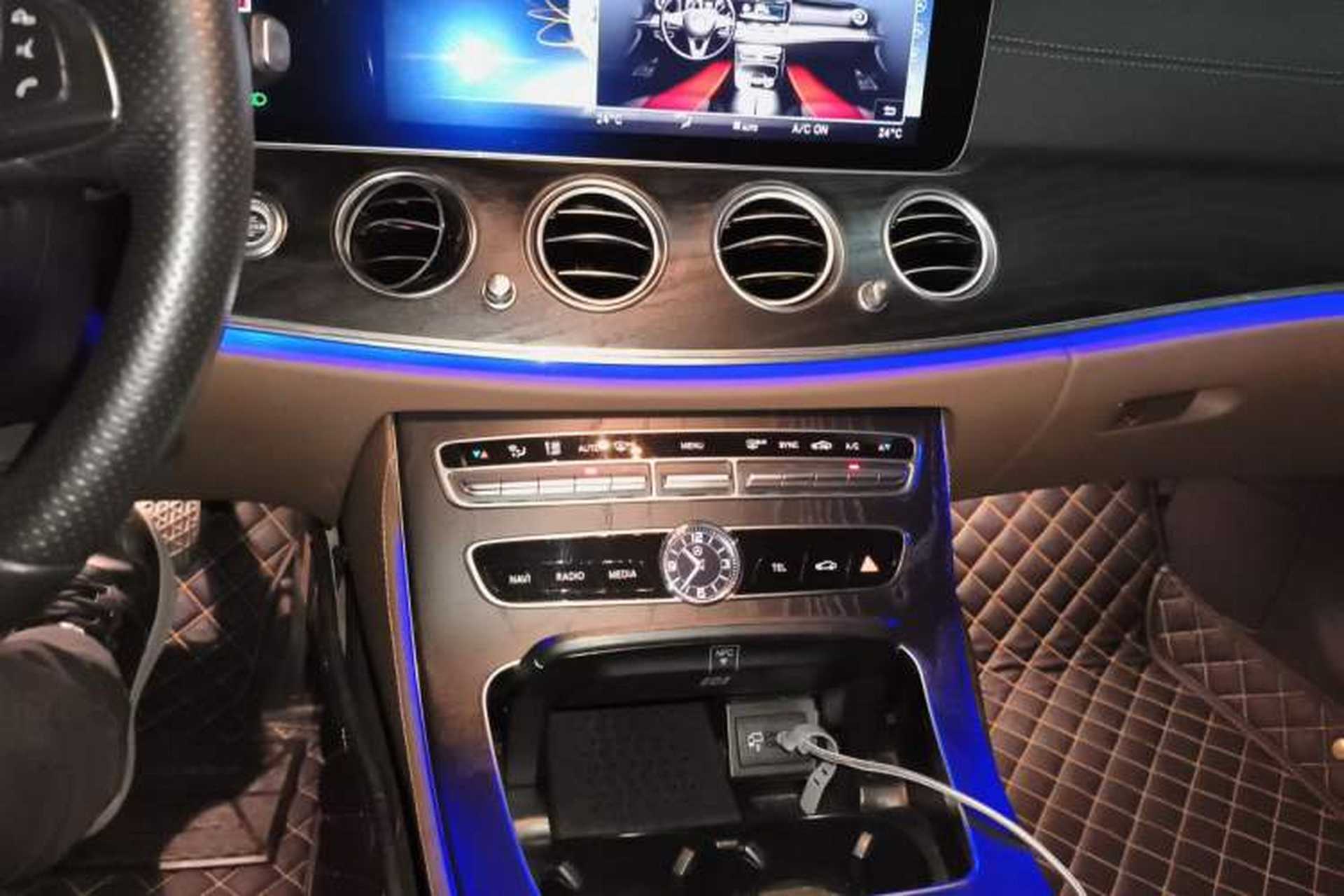 Used Mercedes-Benz E-Class 2018 Restyled E 300 L Sporty and Stylish Edition Audio And AC Panel