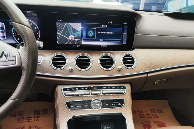 Used Mercedes-Benz E-Class 2018 Facelifted E 300 L Stylish Version Audio And AC Panel
