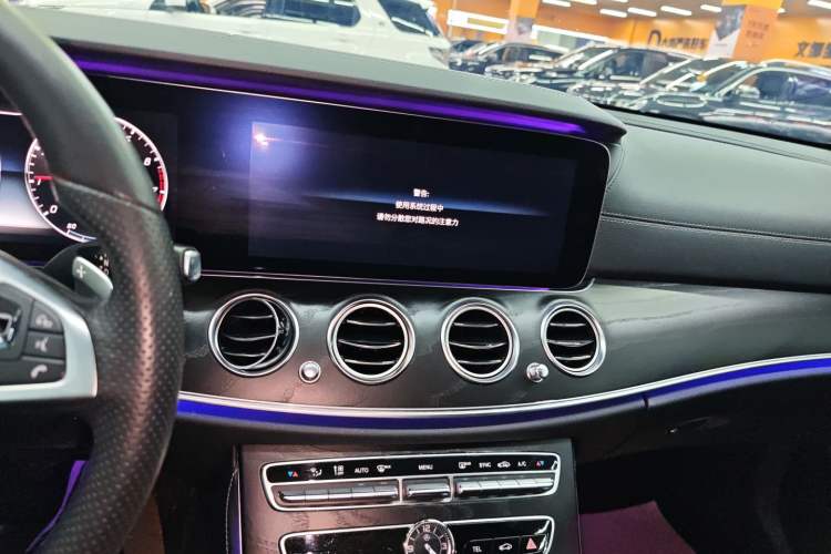 Used Mercedes-Benz E-Class 2018 E 300 L Sporty and Stylish Model Audio And AC Panel