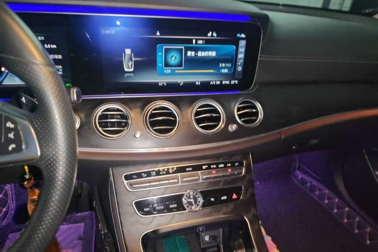 Used Mercedes-Benz E-Class 2018 Restyled E 300 L Sporty and Stylish Edition Audio And AC Panel