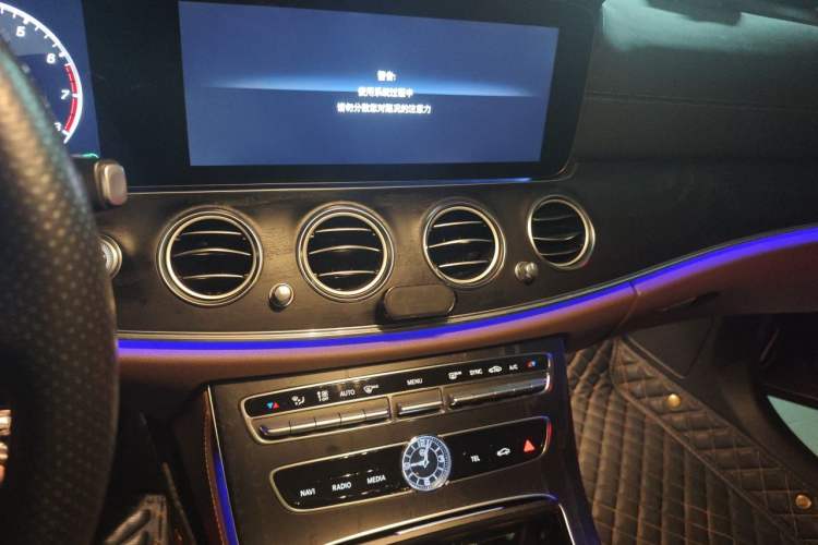 Used Mercedes-Benz E-Class 2018 Restyled E 300 L Sporty and Stylish Edition Audio And AC Panel