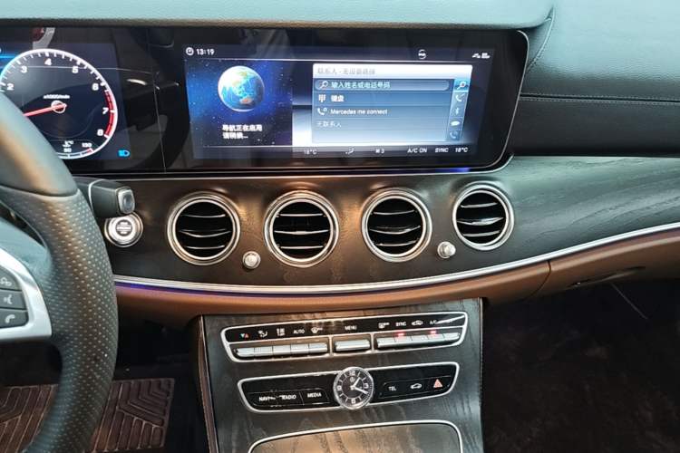 Used Mercedes-Benz E-Class 2018 Facelift E 200 L Sport Edition Audio And AC Panel