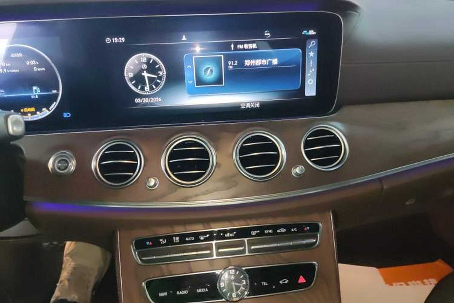 Used Mercedes-Benz E-Class 2018 Facelift E 200 L Audio And AC Panel