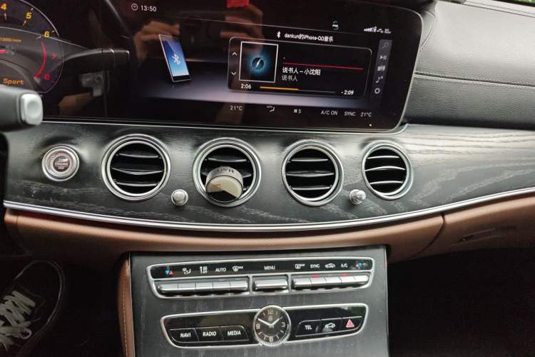 Used Mercedes-Benz E-Class 2018 Restyled E 300 L Sporty and Stylish Edition Audio And AC Panel