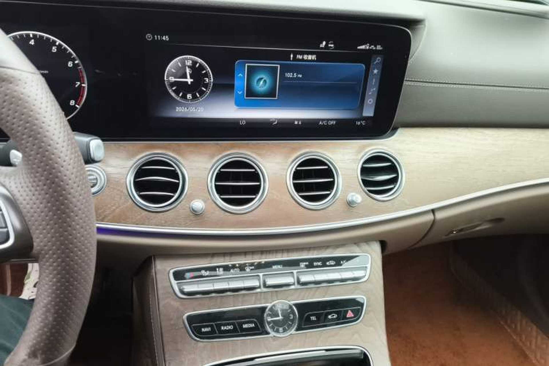 Used Mercedes-Benz E-Class 2018 Facelift E 200 L Audio And AC Panel