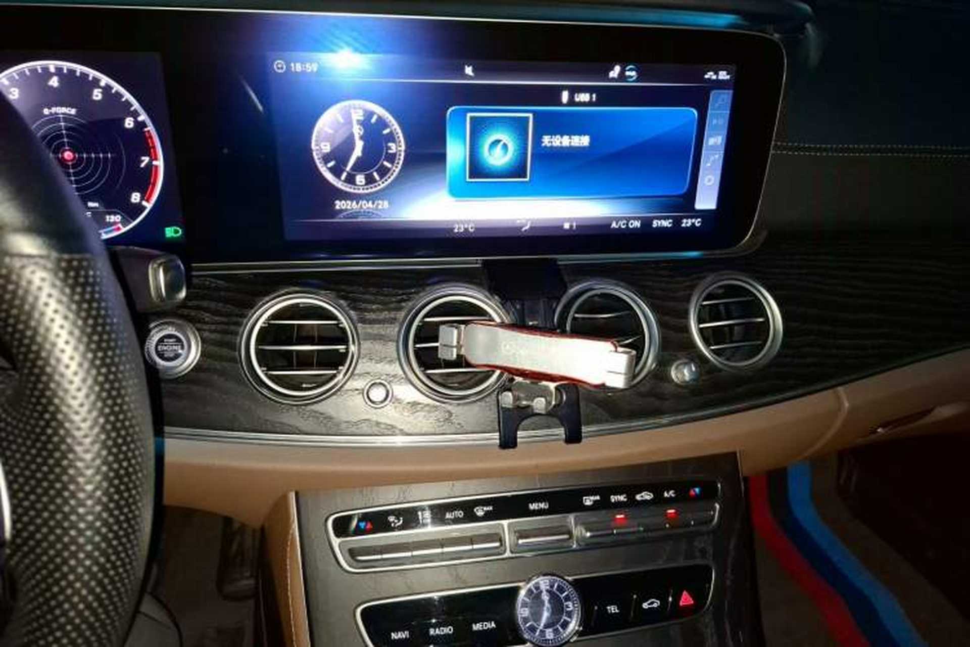 Used Mercedes-Benz E-Class 2018 Restyled E 300 L Sporty and Stylish Edition Audio And AC Panel