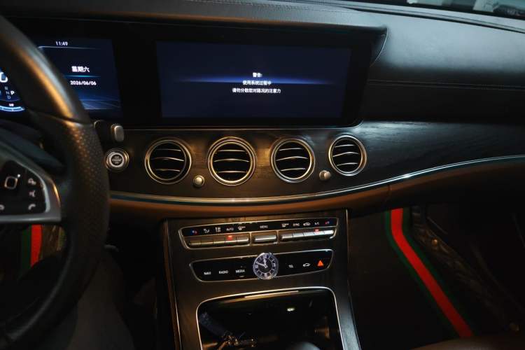 Used Mercedes-Benz E-Class 2018 E 200 L Sport Edition Audio And AC Panel