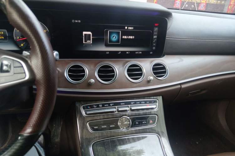 Used Mercedes-Benz E-Class 2018 Facelifted E 300 L Stylish Version Audio And AC Panel