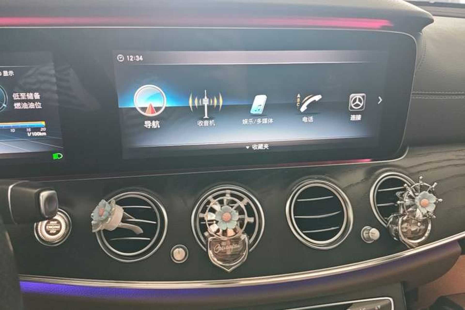 Used Mercedes-Benz E-Class 2018 Facelift E 200 L Sport Edition Audio And AC Panel