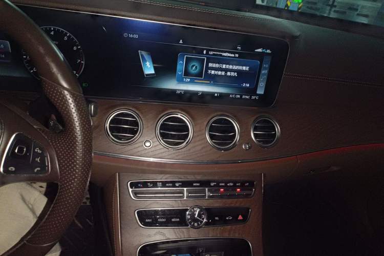 Used Mercedes-Benz E-Class 2018 Facelift E 200 L Audio And AC Panel