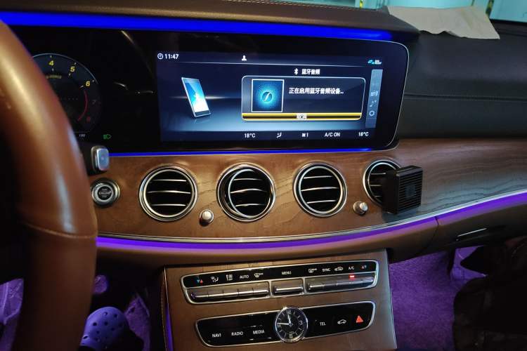 Used Mercedes-Benz E-Class 2018 E 300 L Luxury Model Audio And AC Panel
