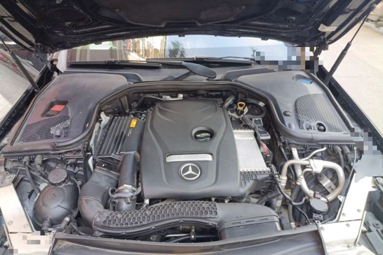 Used Mercedes-Benz E-Class 2018 E 300 L Sporty and Stylish Model Engine Bay