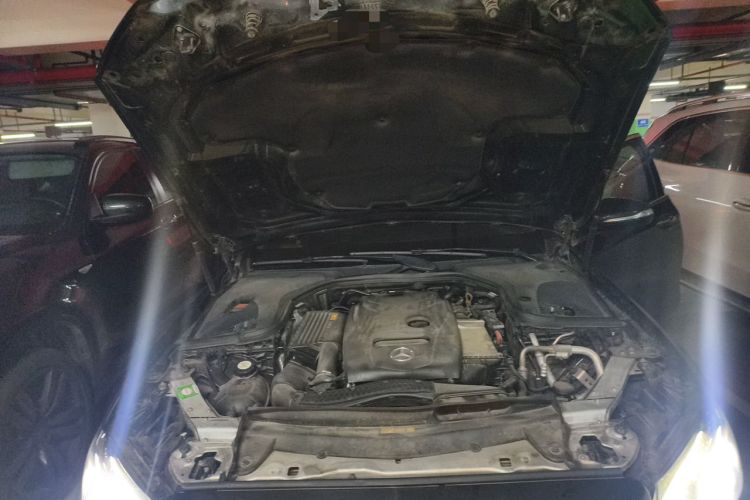Used Mercedes-Benz E-Class 2018 E 300 L Sporty and Stylish Model Engine Bay