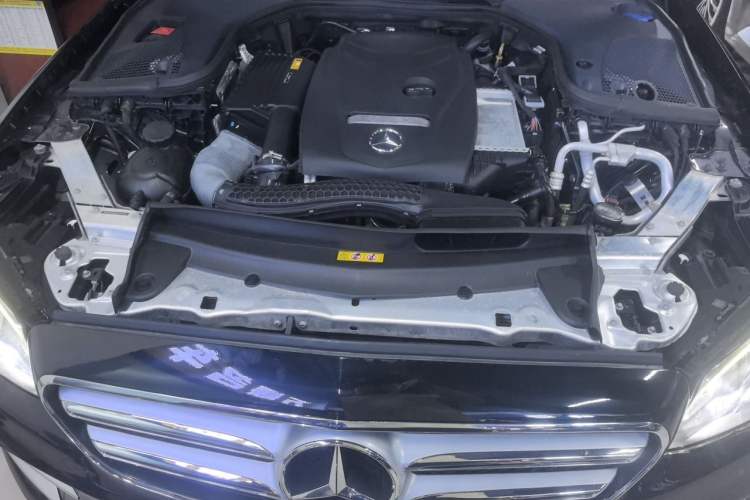Used Mercedes-Benz E-Class 2018 E 300 L Sporty and Stylish Model Engine Bay