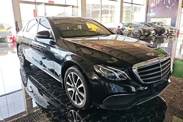 Used Mercedes-Benz E-Class 2018 E 300 L Stylish Model Front Right 45 Deg