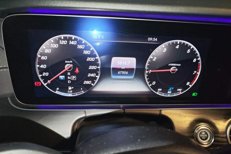 Used Mercedes-Benz E-Class 2018 Restyled E 300 L Sporty and Stylish Edition Instrument Cluster