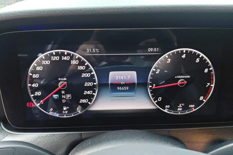 Used Mercedes-Benz E-Class 2018 E 300 L Sporty and Stylish Model Instrument Cluster