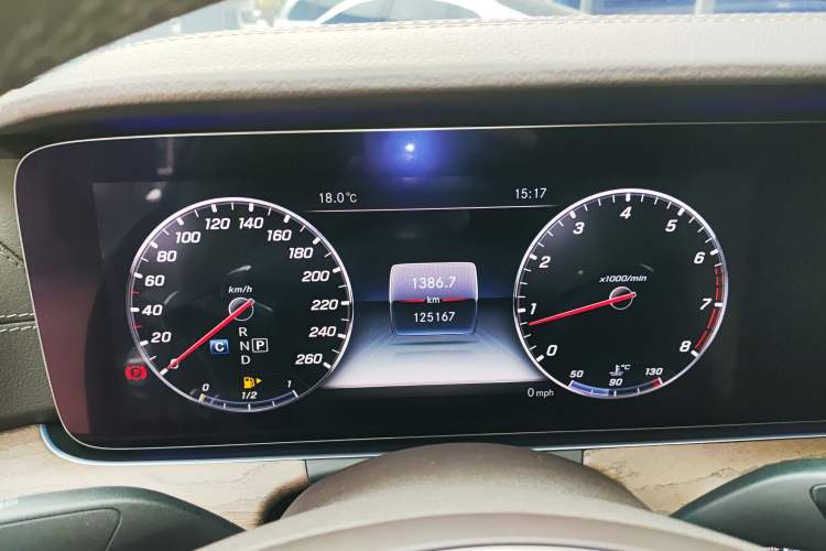 Used Mercedes-Benz E-Class 2018 Facelifted E 300 L Stylish Version Instrument Cluster