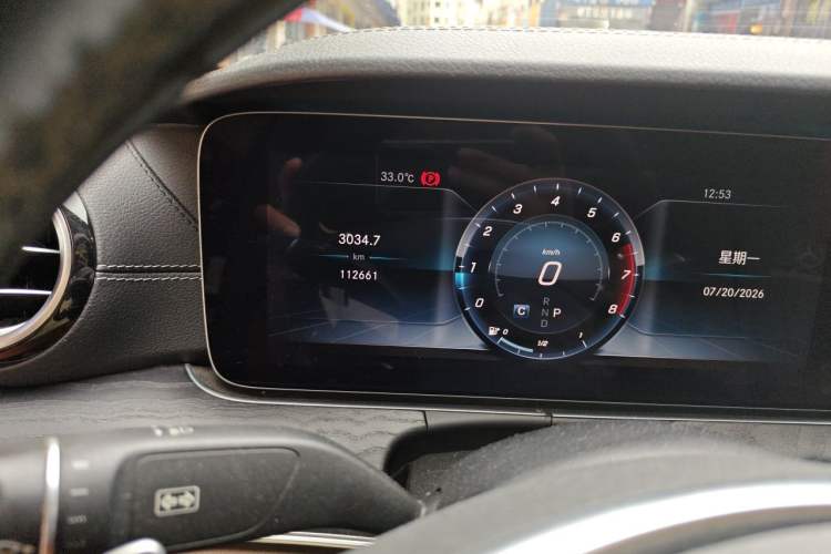 Used Mercedes-Benz E-Class 2018 Restyled E 300 L Sport Luxury Edition Odometer Close Up