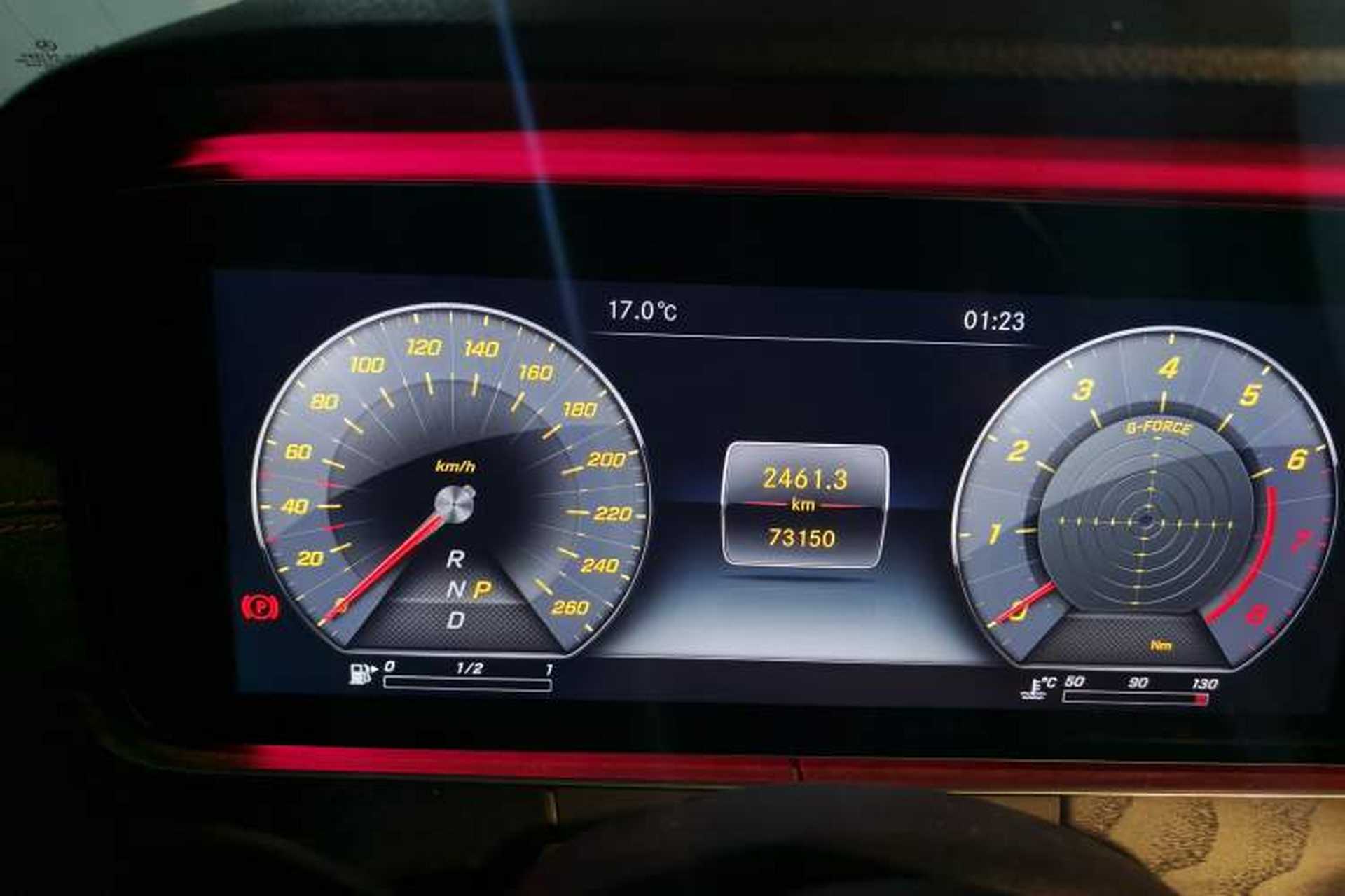 Used Mercedes-Benz E-Class 2018 E 200 4MATIC Convertible Coupe Odometer Close Up