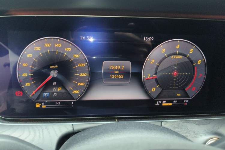 Used Mercedes-Benz E-Class 2018 Restyled E 300 L Sport Luxury Edition Odometer Close Up