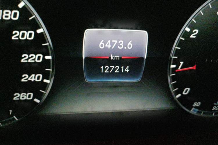 Used Mercedes-Benz E-Class 2018 Facelift E 200 L Odometer Close Up
