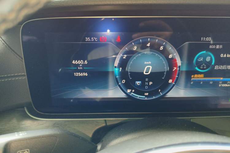 Used Mercedes-Benz E-Class 2018 Restyled E 300 L Sport Luxury Edition Odometer Close Up
