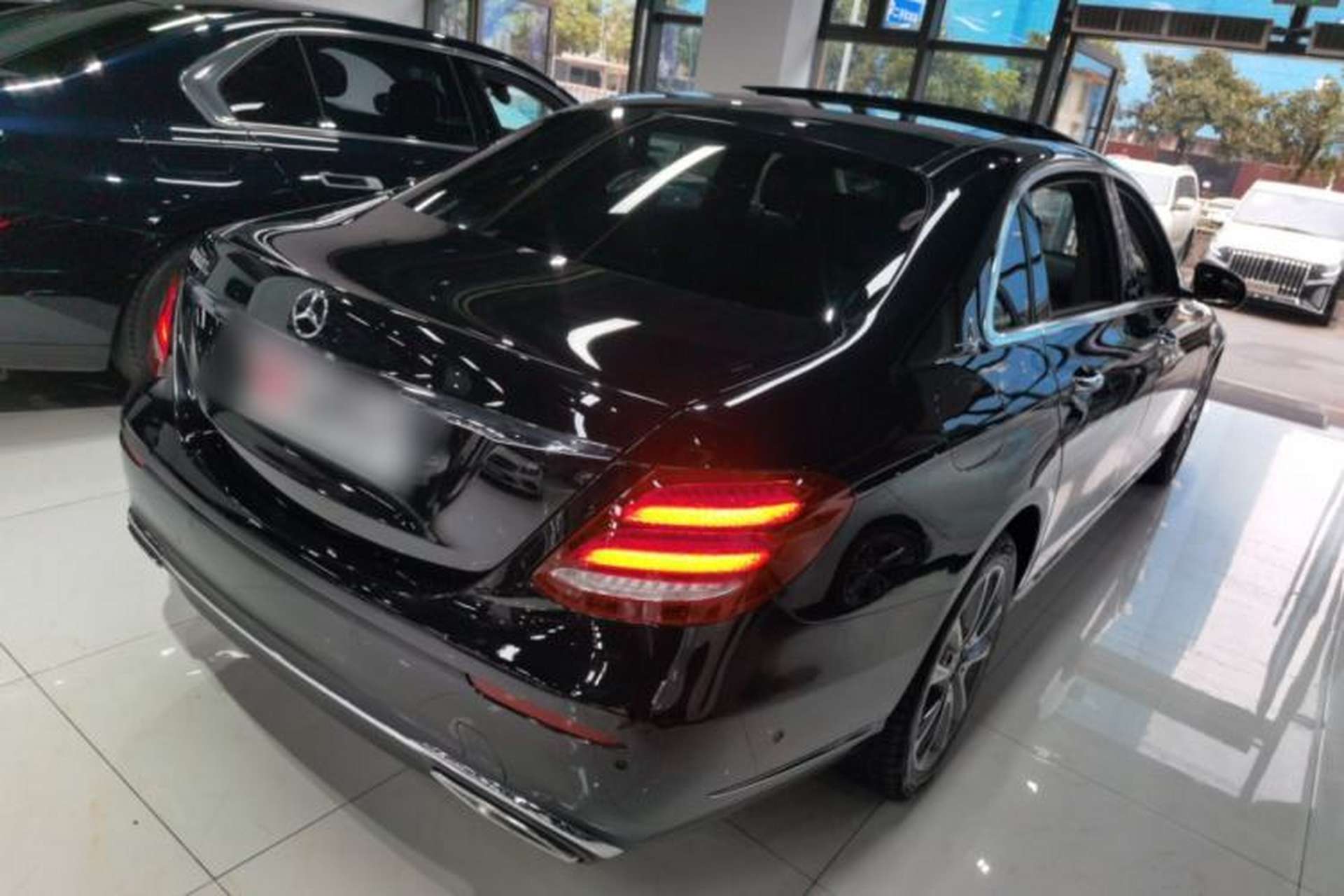 Used Mercedes-Benz E-Class 2018 E 300 L Stylish Model Rear Right 45 Deg