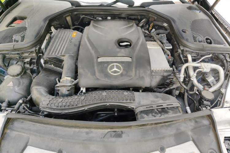 Used Mercedes-Benz E-Class 2018 E 300 L Sporty and Stylish Model Engine Bay