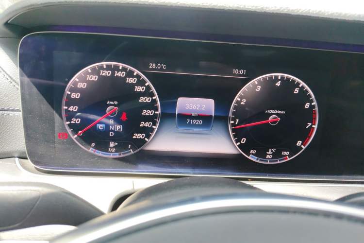 Used Mercedes-Benz E-Class 2018 E 300 L Sporty and Stylish Model Instrument Cluster