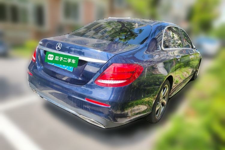 Used Mercedes-Benz E-Class 2018 E 300 L Sporty and Stylish Model Rear Right 45 Deg