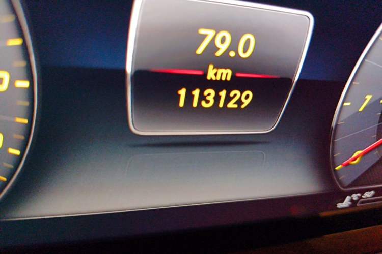 Used Mercedes-Benz E-Class 2018 Restyled E 300 L Sporty and Stylish Edition Odometer Close Up