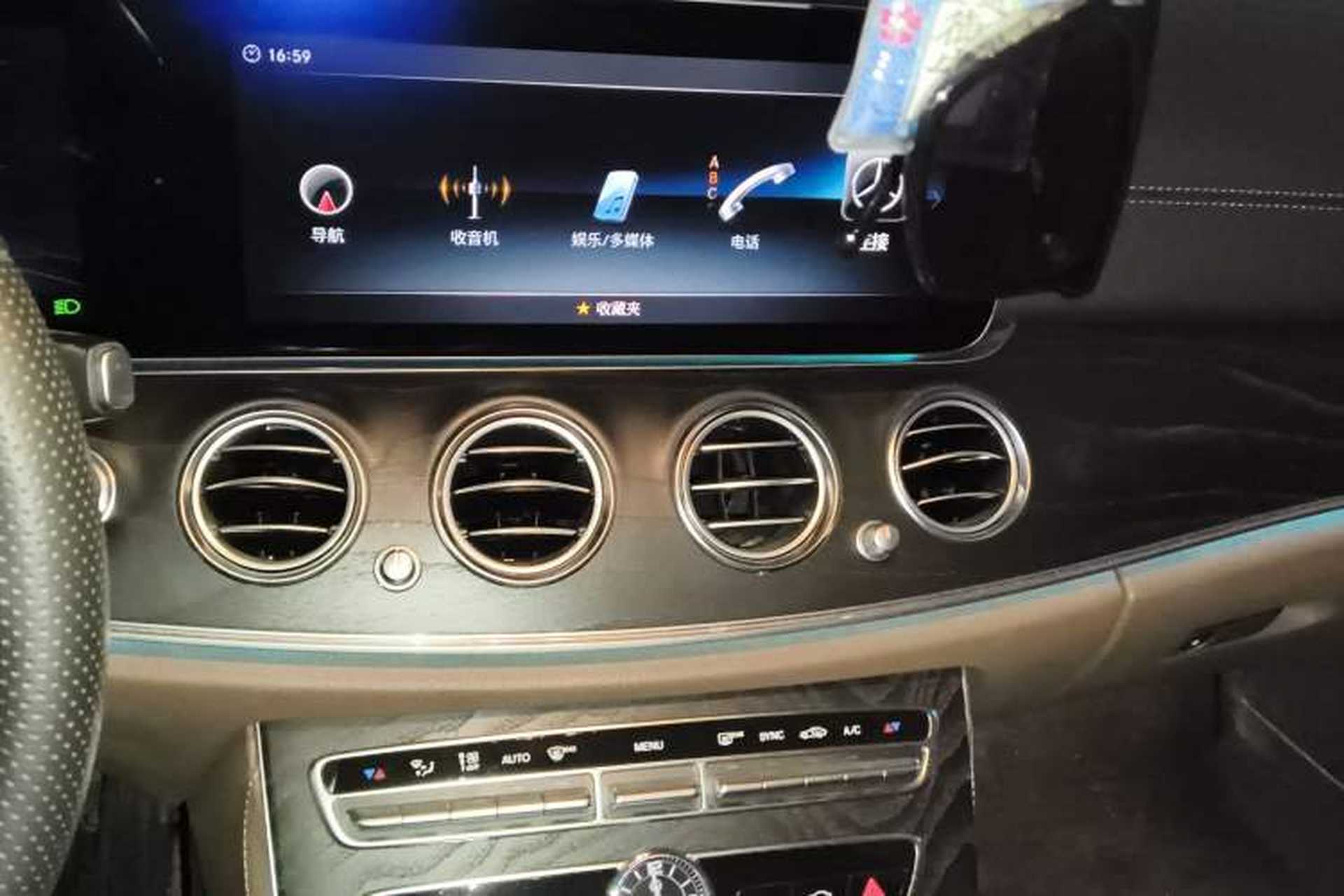 Used Mercedes-Benz E-Class 2018 Facelift E 200 L Sport Edition Audio And AC Panel