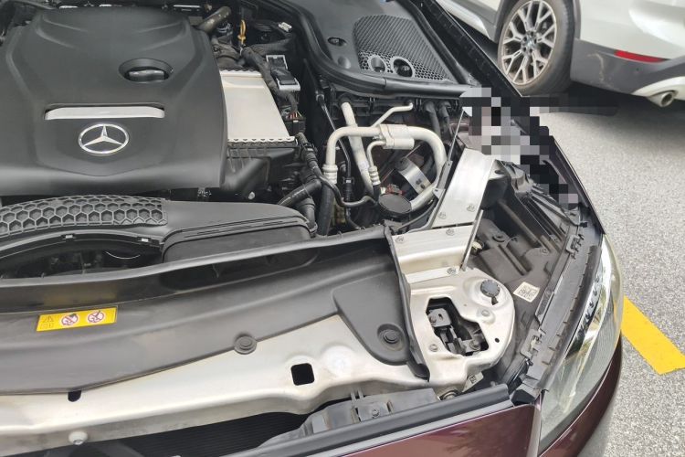 Used Mercedes-Benz E-Class 2018 E 200 Convertible Coupe First Edition Special Version Engine Bay Left