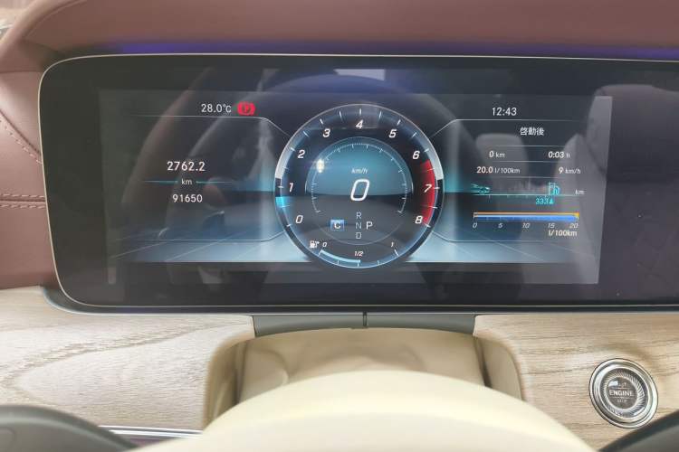 Used Mercedes-Benz E-Class 2018 E 200 Convertible Coupe First Edition Special Version Instrument Cluster
