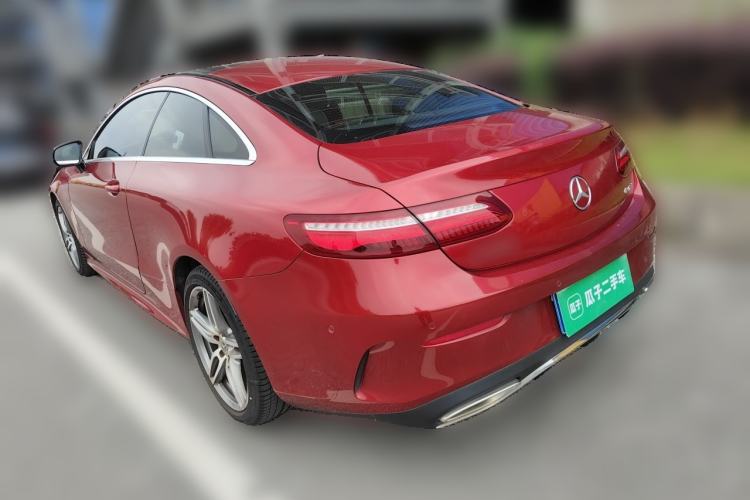 Used Mercedes-Benz E-Class 2018 E 200 4MATIC Coupe Rear Left 45 Deg