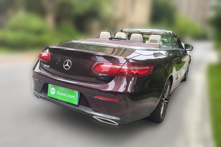 Used Mercedes-Benz E-Class 2018 E 200 Convertible Coupe First Edition Special Version Rear Right 45 Deg