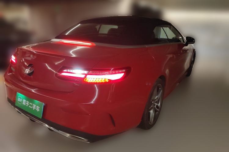 Used Mercedes-Benz E-Class 2018 E 200 Convertible Coupe Rear Right 45 Deg