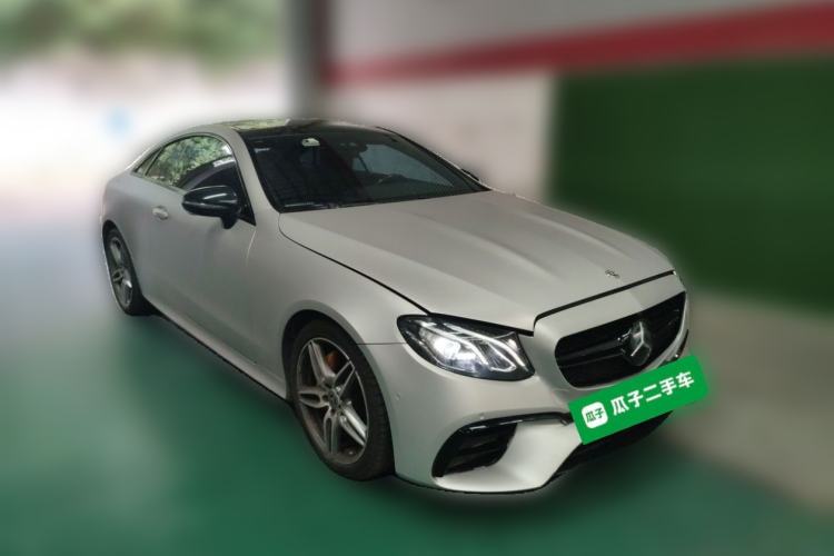 Used Mercedes-Benz E-Class 2018 E 200 4MATIC Coupe Front Right 45 Deg