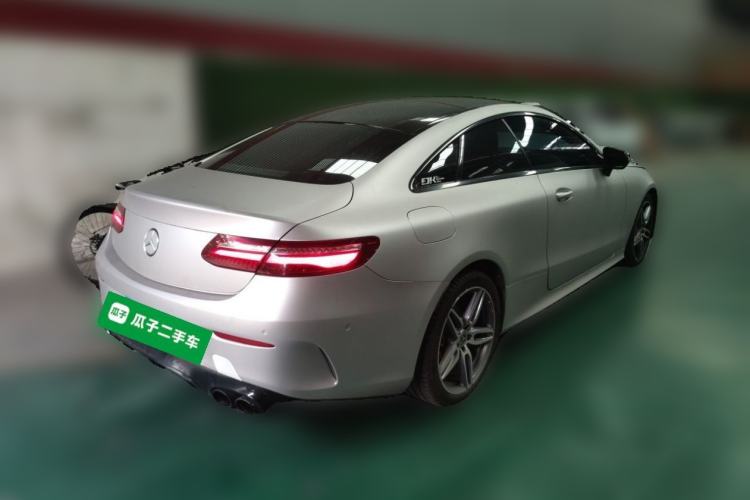 Used Mercedes-Benz E-Class 2018 E 200 4MATIC Coupe Rear Right 45 Deg