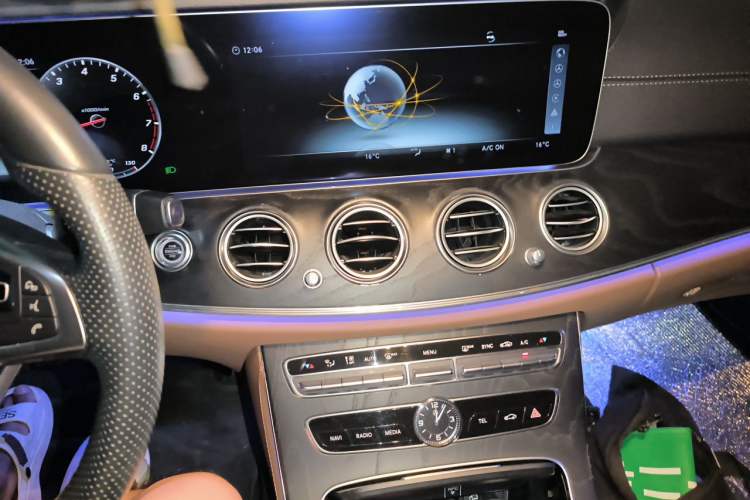 Used Mercedes-Benz E-Class 2018 Facelift E 200 L Sport Edition Audio And AC Panel