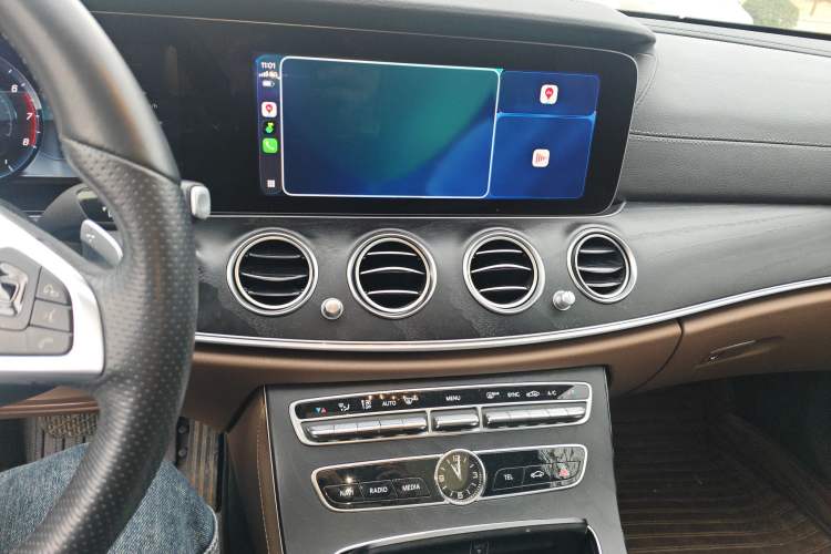 Used Mercedes-Benz E-Class 2018 Restyled E 300 L Sporty and Stylish Edition Audio And AC Panel
