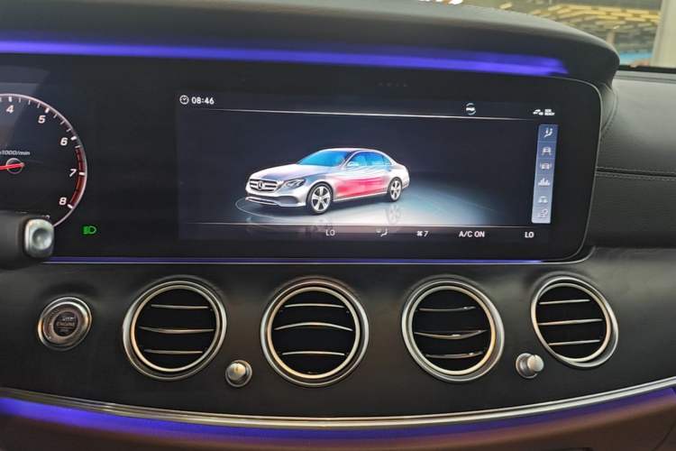 Used Mercedes-Benz E-Class 2018 Facelift E 200 L Sport Edition Audio And AC Panel