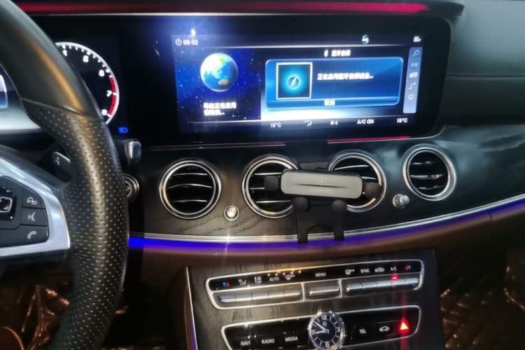 Used Mercedes-Benz E-Class 2018 Restyled E 300 L Sporty and Stylish Edition Audio And AC Panel